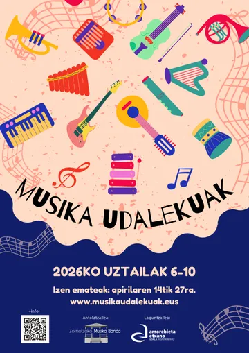 Cartel Musika Udalekuak