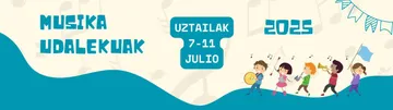 Cartel Musika Udalekuak